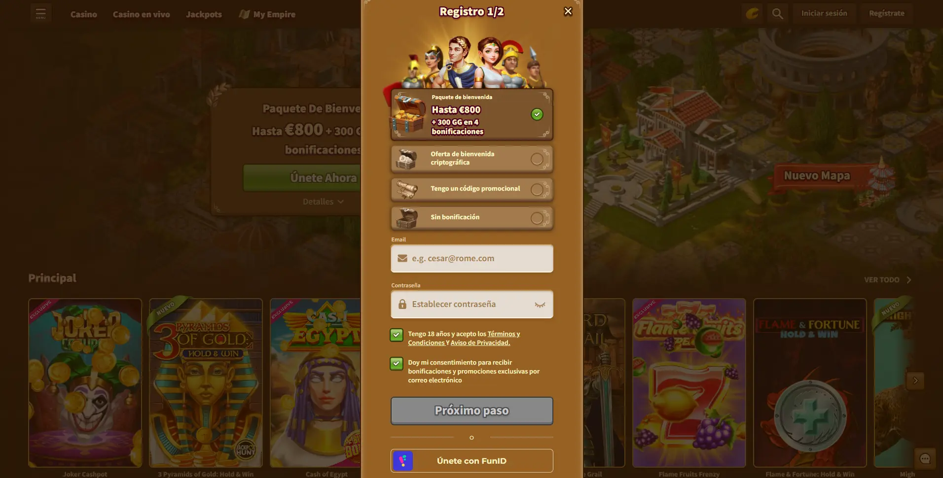 Cómo registrarse en My Empire casino online Cómo registrarse en My Empire casino