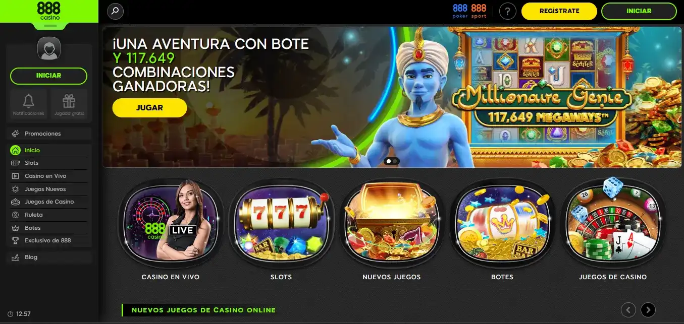 El casino online más frecuentado es 888 casino Logo 888 casino