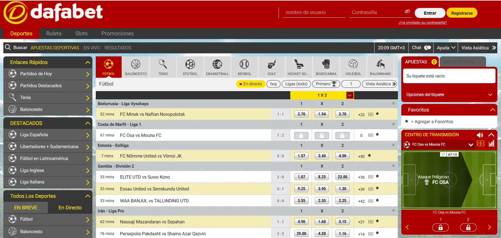 Dafabet casino Dafabet casino en España