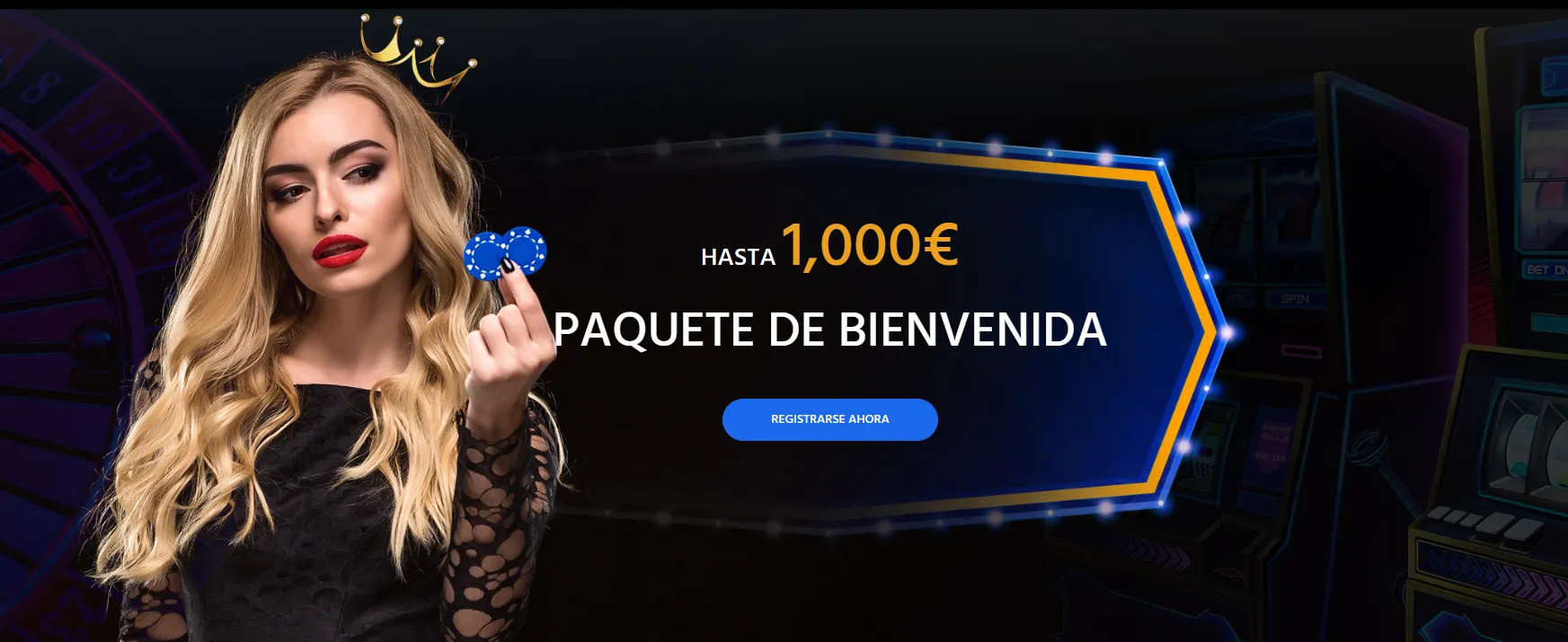 Regístrate para aprovechar los bonos bono de bienvenida