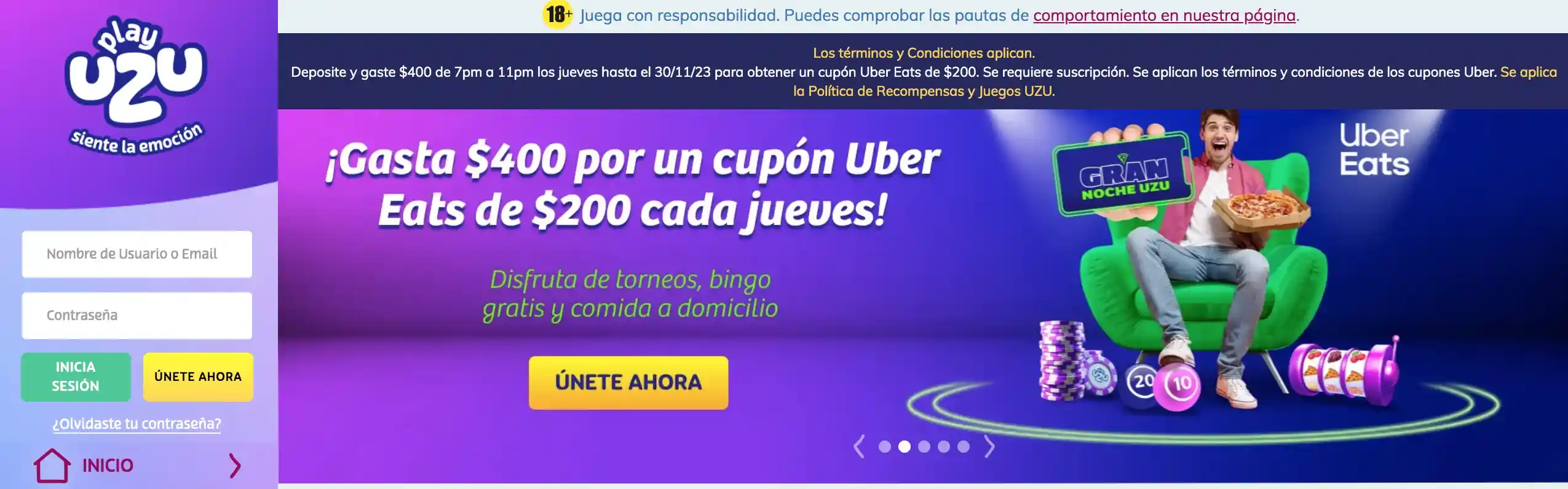 Bonos PlayUZU