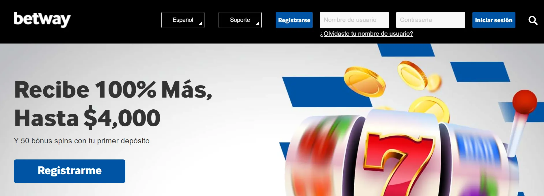Bono por registro en Betway promociones casinos online españa betway