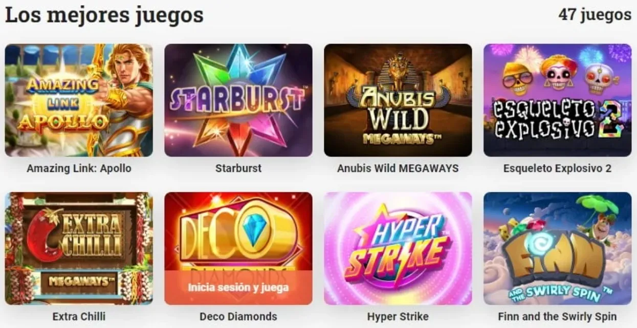 Para tener acceso a los juegos se debe hacer un registro en el casino Registro casino online