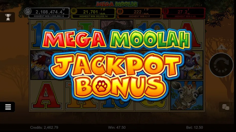 Mega Moolah, slot de Microgaming españa casinos online tragamonedas