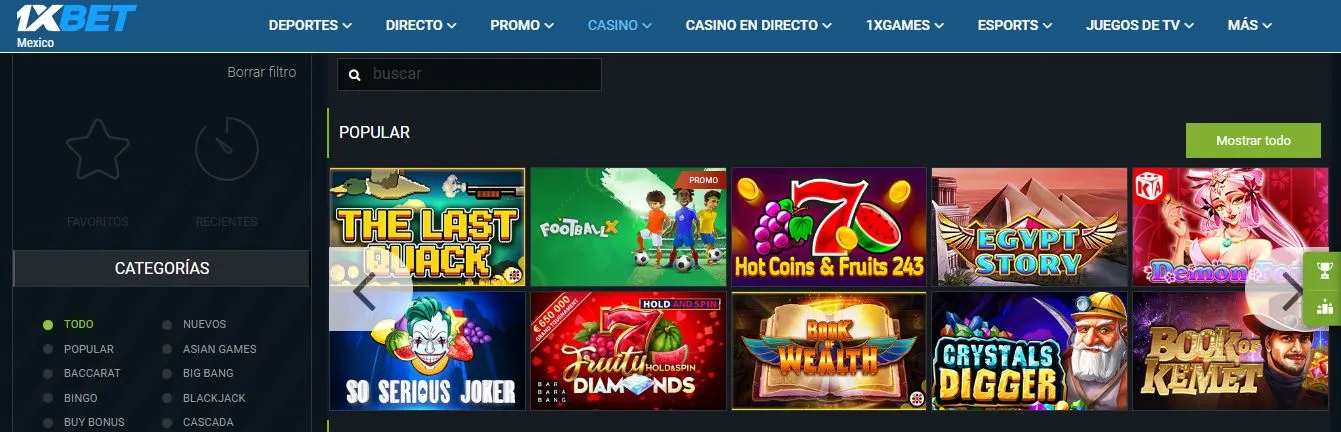 1xbet casino