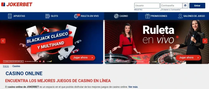 El casino online Jokerbet España Jokerbet